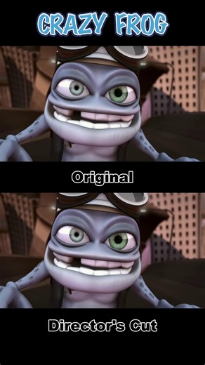 Crazy Frog - Axel F | Original VS Director's Cut | Comparison #shorts #crazyfrog #axelf #memes