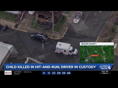Driver in custody after child killed in hit-and-run in Beaver county
