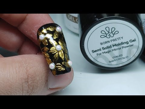 DIY Nails with Me | How to use semi solid moulding gel from Born pretty
