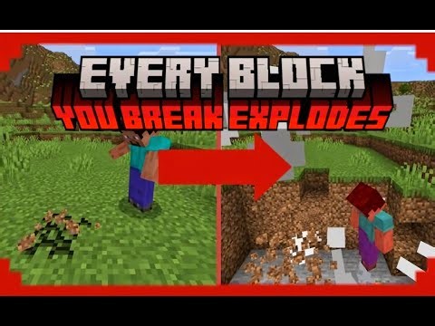Every Single Block Explodes In This Minecraft Challenge