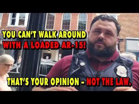 Open Carry AR-15 Sparks Police Showdown on Memorial Day!🔥