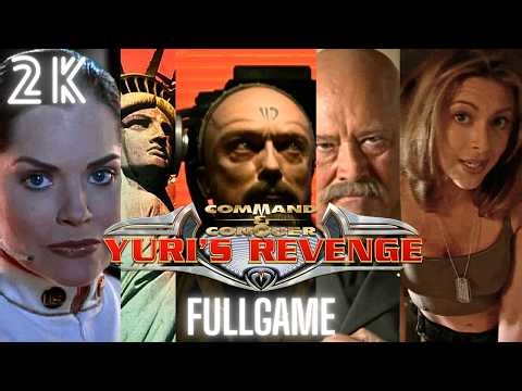 Command & Conquer: Red Alert 2 Yuri's Revenge Allied Campaign Full Walkthrough (2K 60FPS) HD