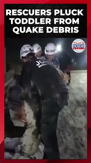 WATCH: Miracle 3-Year-Old Pulled Alive From Quake Debris By Jordanian Rescuers In Venezuela