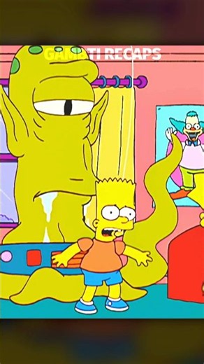 BART'S PET ALIEN #simpsons