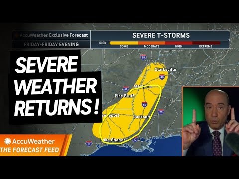 The Forecast Feed: First Severe Weather Threat of the Year