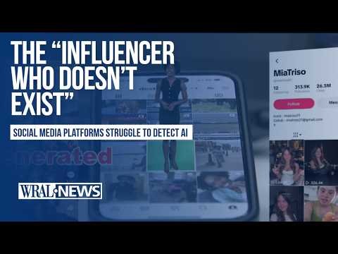 Social media platforms struggle to detect AI profiles