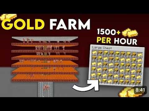 FASTEST Gold Farm for Minecraft 1.21.11 | 44,000+ Items/Hour