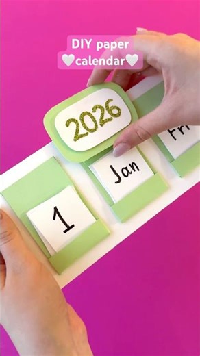 How to make a paper calendar🤍