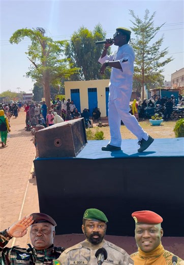 Van B Rey en prestation pour l’accueil chaleureux des présidents du AES