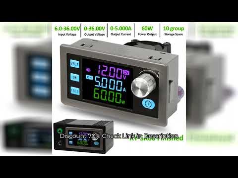 DC DC Buck Boost Converter 0-36V 5A/6A 60W/120W Power Module Adjustable Voltage Regulator Regulated