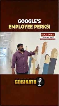 Google Employees Get Free Food, Laundry, Gym & Even Nap Pods ! | Gobinath #shorts