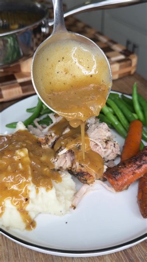 4 full recipe 🔎 Melissa Jo & Easy Crockpot Turkey Breast with Homemade Gravy (Juicy & Tender!) #turkeybreastrecipes #crockpotrecipes #thanksgiving #thabksgivingdinner