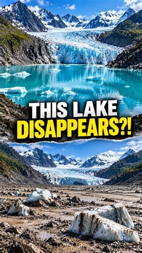 Where Did The Water Go? Alaska’s Disappearing Lake #geology #alaska #shorts