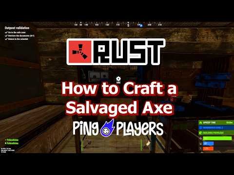Complete Salvaged Axe Crafting Guide - Rust Tutorial