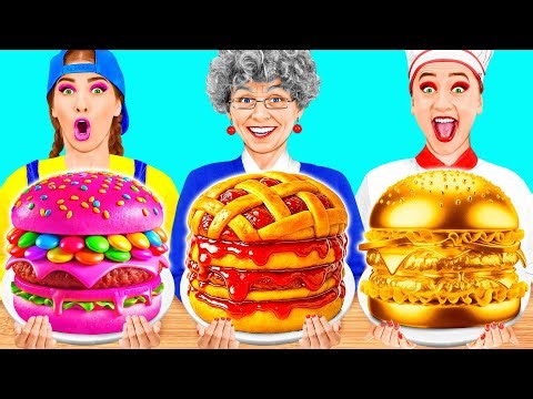 Me vs Grandma Cooking Challenge | Amazing Food Challenges by TeenTeam