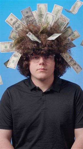 Can You Find The CA$H In His Hair?