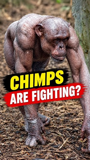 This Chimp Family Is Fighting 🐒 #joerogan #forrestgalante