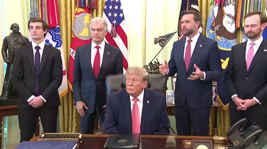 Trump scolds independent reporter three times in White House exchange