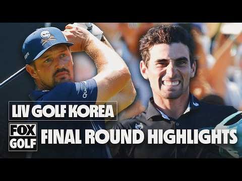 LIV Golf Korea: Final Round Highlights ⛳️ Golf on FOX