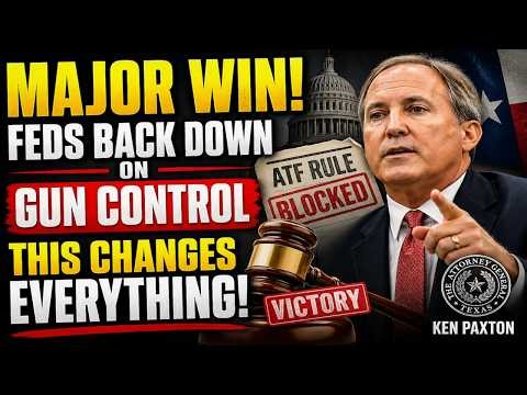 DOJ & ATF BACK DOWN on Gun Control…This Is HUGE