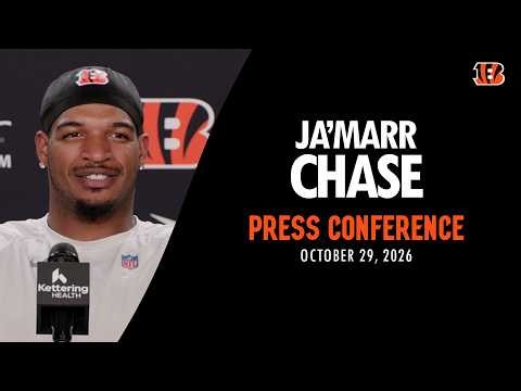 Ja'Marr Chase Press Conference - October 29