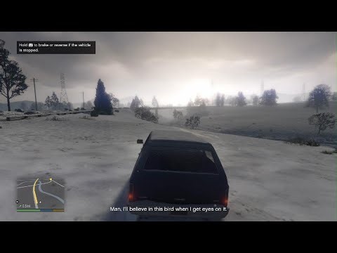 Do you know that there is a frozen alien in GTA 5