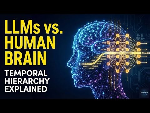 How LLMs Map to the Human Brain: The Temporal Hierarchy of Language Processing