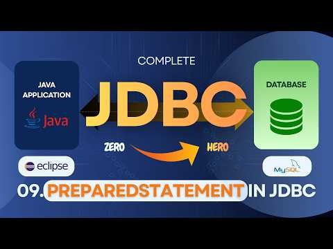 09 PreparedStatement in JDBC | Prevent SQL Injection | Java Database Connectivity (JDBC)