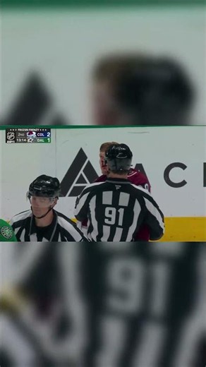 Nathan MacKinnon Drops the Gloves With Roope Hintz 😱👊 (Both Angles) #shorts
