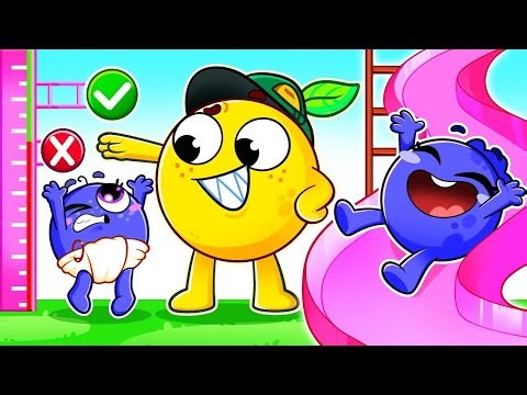 Wheee! Stair Slide Adventure Song 🎶 Big and Small | Kids Songs & Nursery Rhymes | Pit&Pe Stories