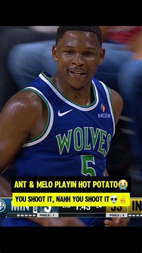 Ant & LaMelo were playing HOT POTATO😭✌️
