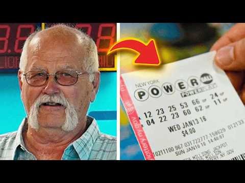 Before Accepting His Prize, Lottery Winner Makes a Bizarre Speech That Leaves His Family Stunned