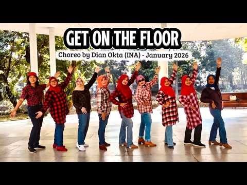Get On The Floor | Line Dance | Choreographed by Dian Okta (INA) - January 2026 | Improver Level