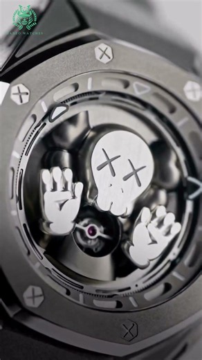 KAWS inside an Audemars Piguet. Royal Oak Concept Tourbillon Companion. 🩶 #shorts #luxurywatches