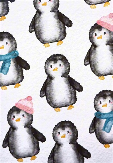 Easy Penguin Drawing Tutorial on Procreate