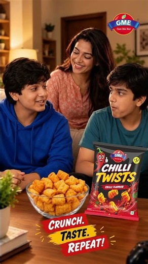 GME Chilli Twists | Spicy Flavor & Crunchy Fun Just at ₹5!
