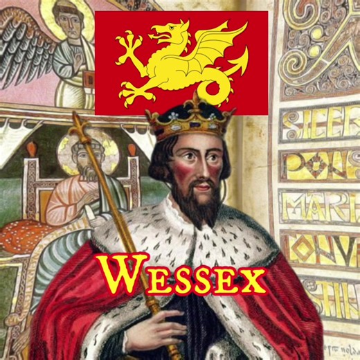 The 7 Great Anglo-Saxon Kingdoms 🏴󠁧󠁢󠁥󠁮󠁧󠁿 | #fyp #viral #historytok #anglosaxon #england