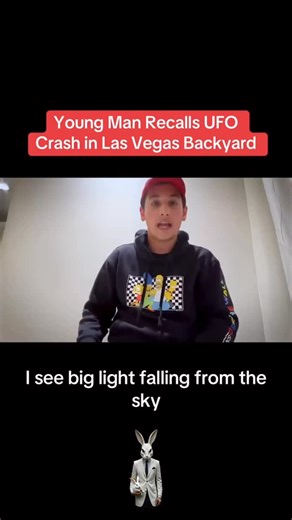 The Las Vegas UFO encounter. From UFOelder on TT “In 2023, the Kenmore family in Las Vegas reported a UFO landing in their backyard after a bright object fell from the sky. In this clip, Angel Kenmore describes what he says happened that night — an encounter that drew police attention and sparked global debate. Watch the full interview here: https:// www.youtube.com/@Angelvegas550/videos“ #lasvegasalien #alienencounter #8footaliens #unexplained #downtherabbithole | DownThe RabbitHole