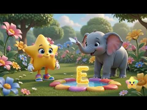 E is for Elephant! 🐘 Letter E Adventure with Giggle Star