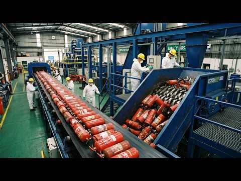 Inside the Massive Process — How Millions of Fire Extinguishers Are Recycled