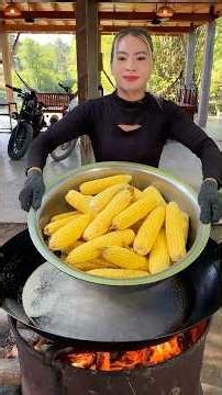 Cooking yummy deep fried corn recipe