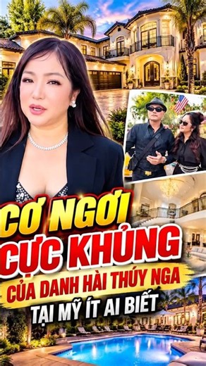 Choáng Ngợp Trước Cơ Ngơi Cực Khủng Của Danh Hài Thúy Nga Tại Mỹ, Ít Ai Biết!