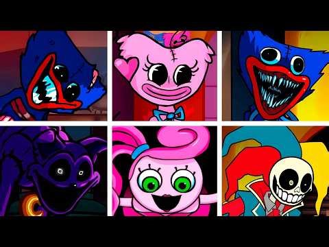 FNF But Every Turn Is a Poppy Playtime Character 🎶 (Sleep Well, Playtime 2026, Playtime Redux)