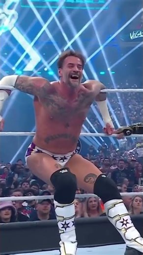 CM Punk enjoyed that a little too much 😂 #WrestleMania