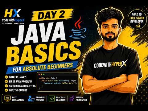 Java Basics for Beginners | Learn Java in 1 Video 🔥