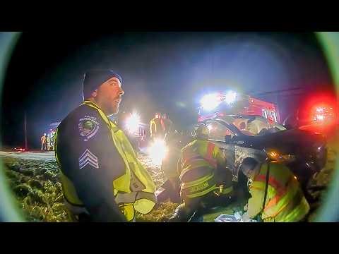 Man Crushed After His Car Splits in Half