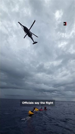 Rescue operation saves 11 after plane crash at sea
