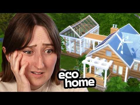 I tried building a *functional* ECO HOME in The Sims 4
