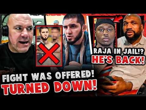 Islam Makhachev TURNED DOWN Dana White's FIGHT OFFER! Rampage on Raja JAIL RUMORS! Ilia Topuria