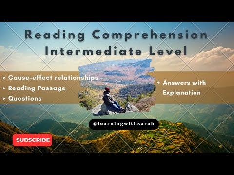 Reading Comprehension Intermediate level 🐡